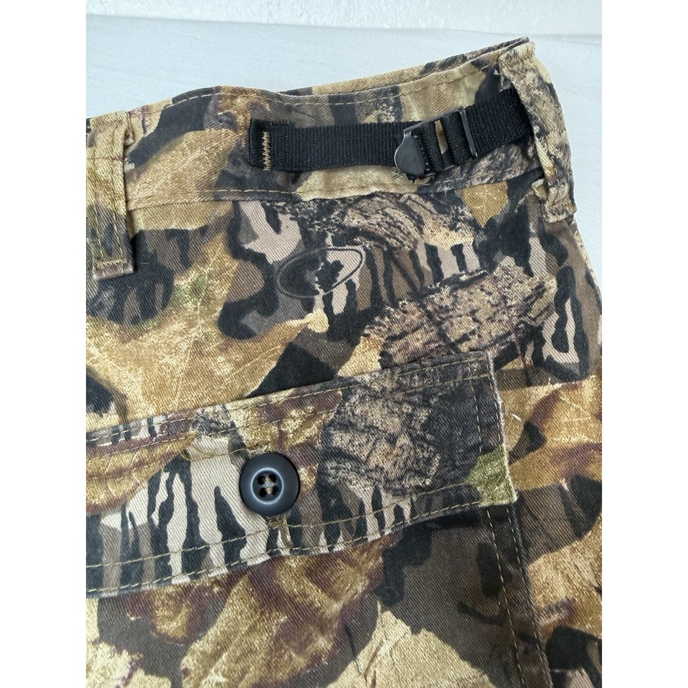 Vintage Jerzees Outdoors Mossy Oak Forest Floor Camo Hunting Pants XXL Regular - Picture 5 of 10